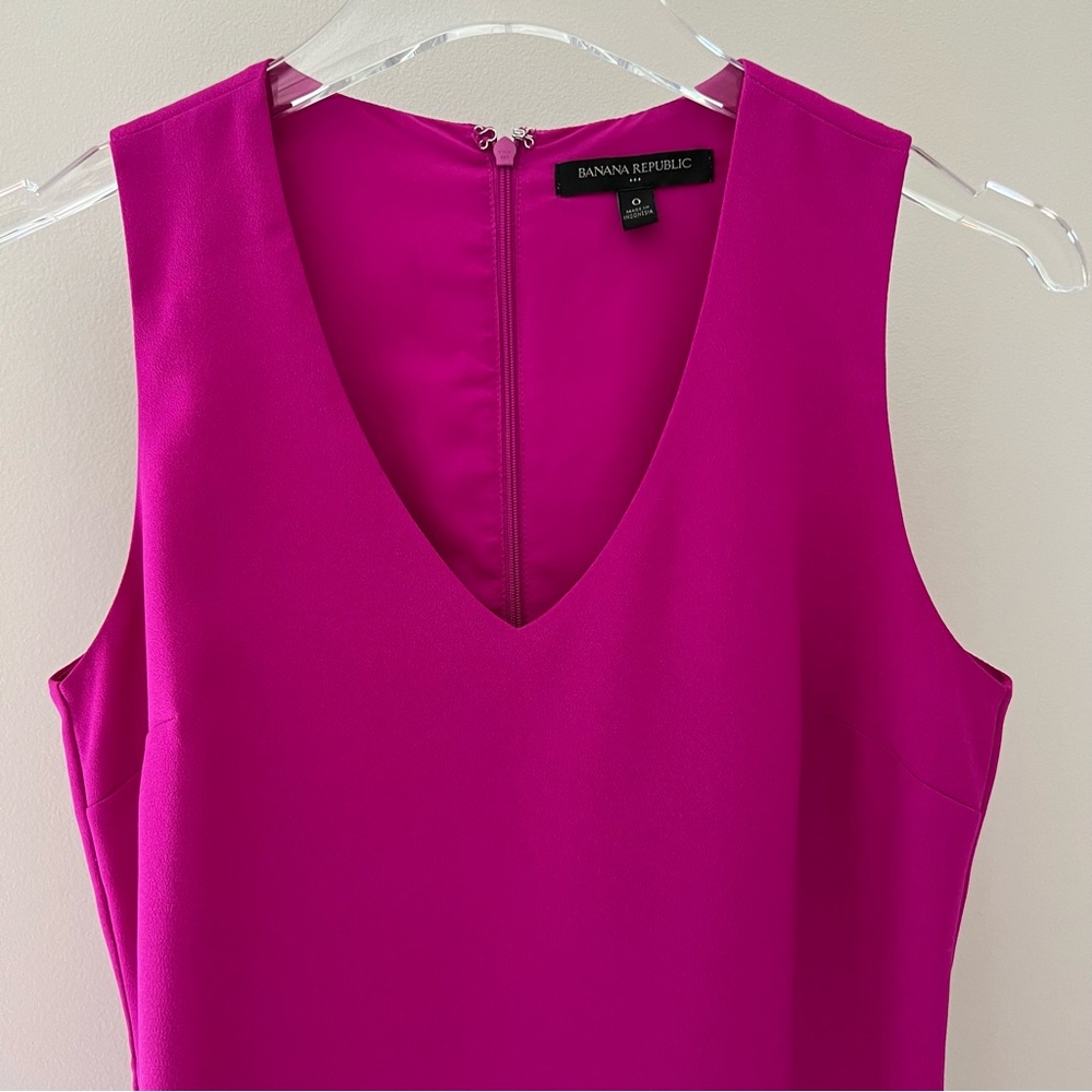 Banana Republic Fuchsia Hot Pink Sheath Dress - Picture 7 of 11